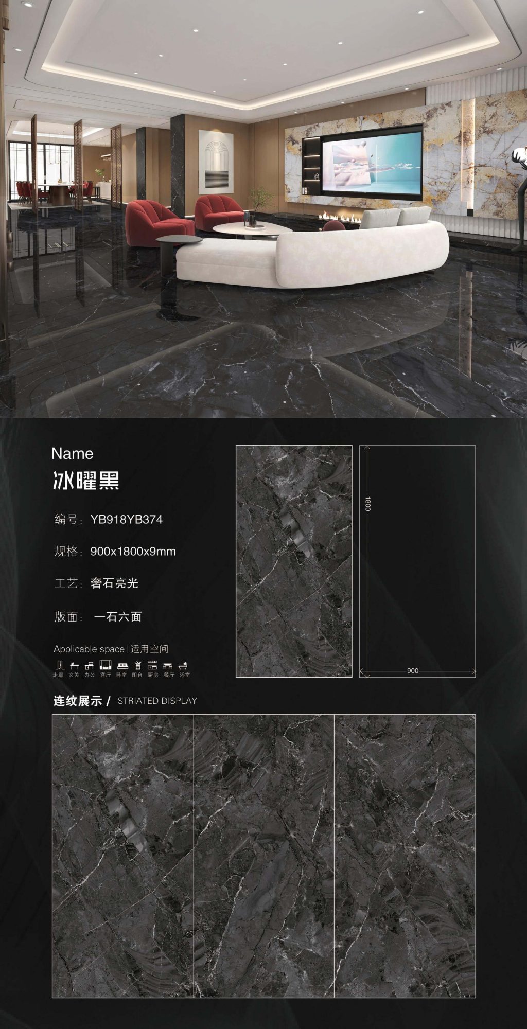 Ice black YB918YB374 image 1