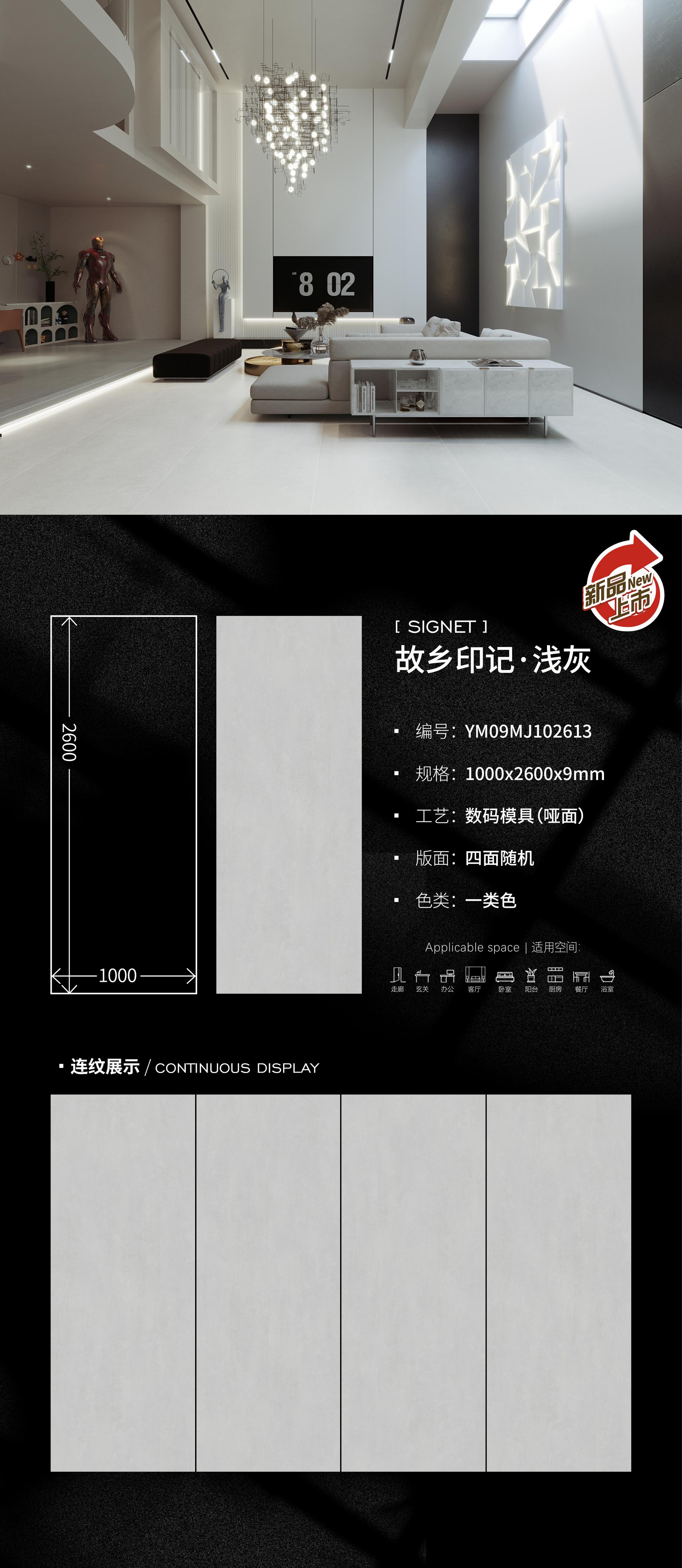 Hometown Mark·Light Gray YM09MJ102613 image 1