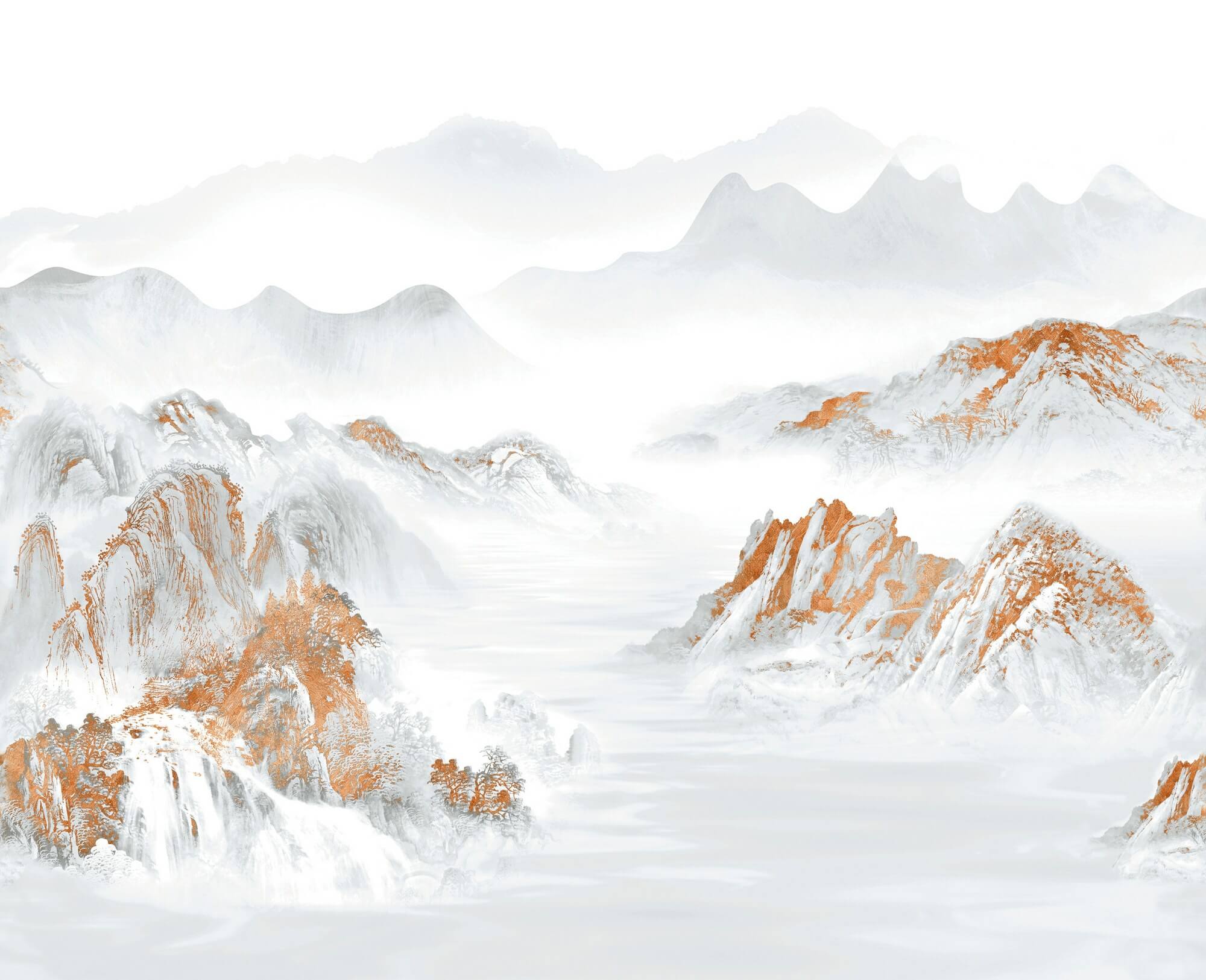 gold and silver landscape YX826DJ005 image 2