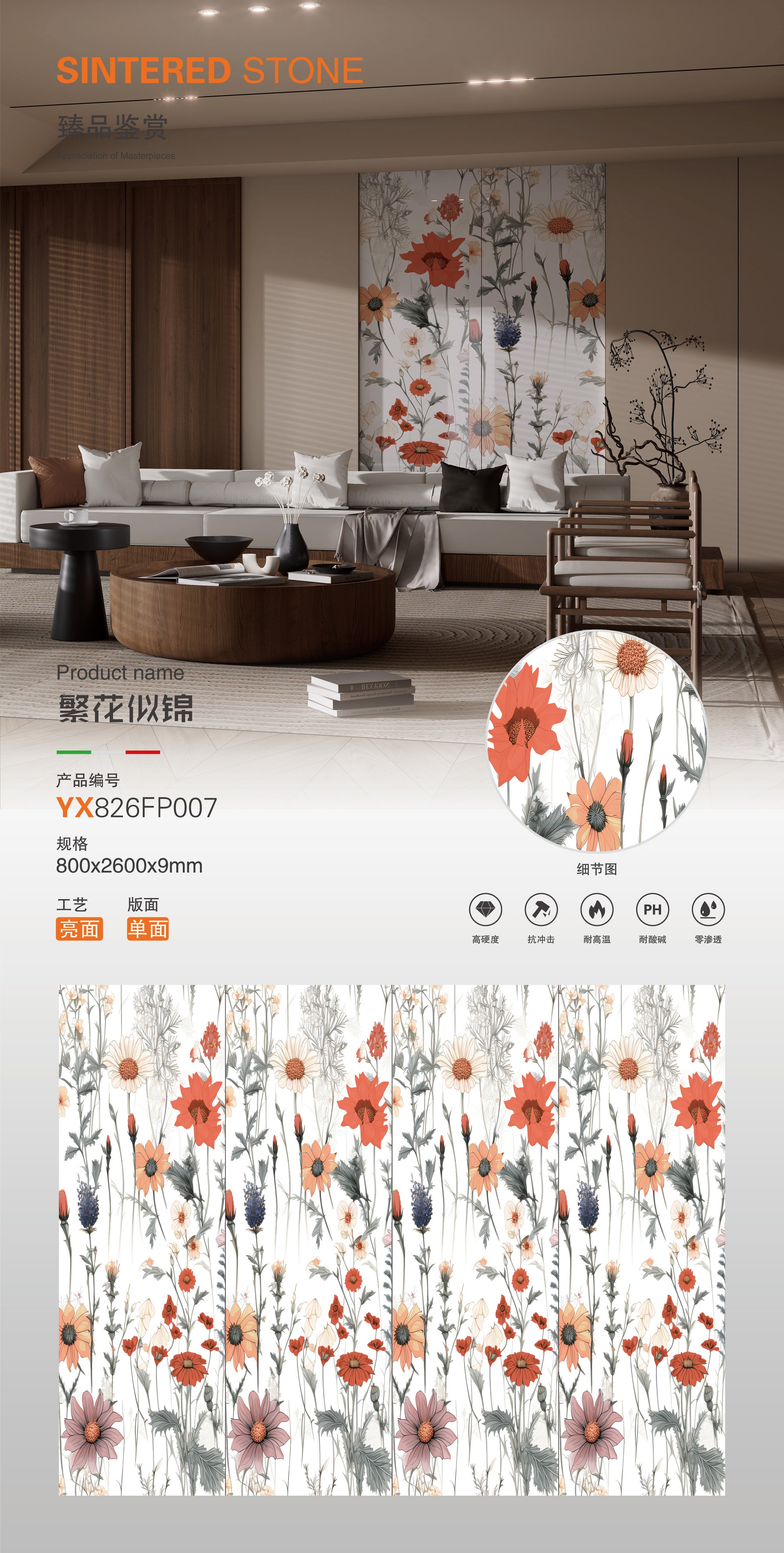 Blooming flowers
