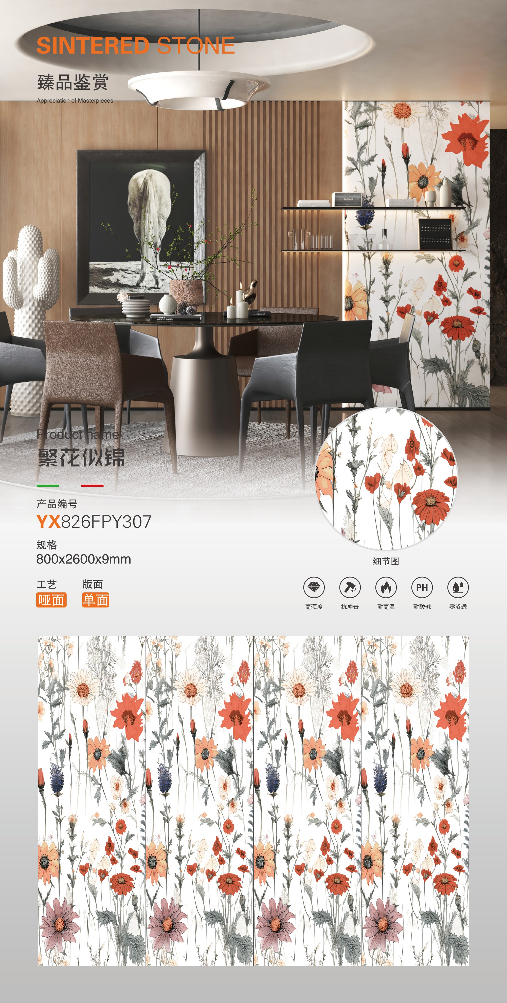 Blooming flowers