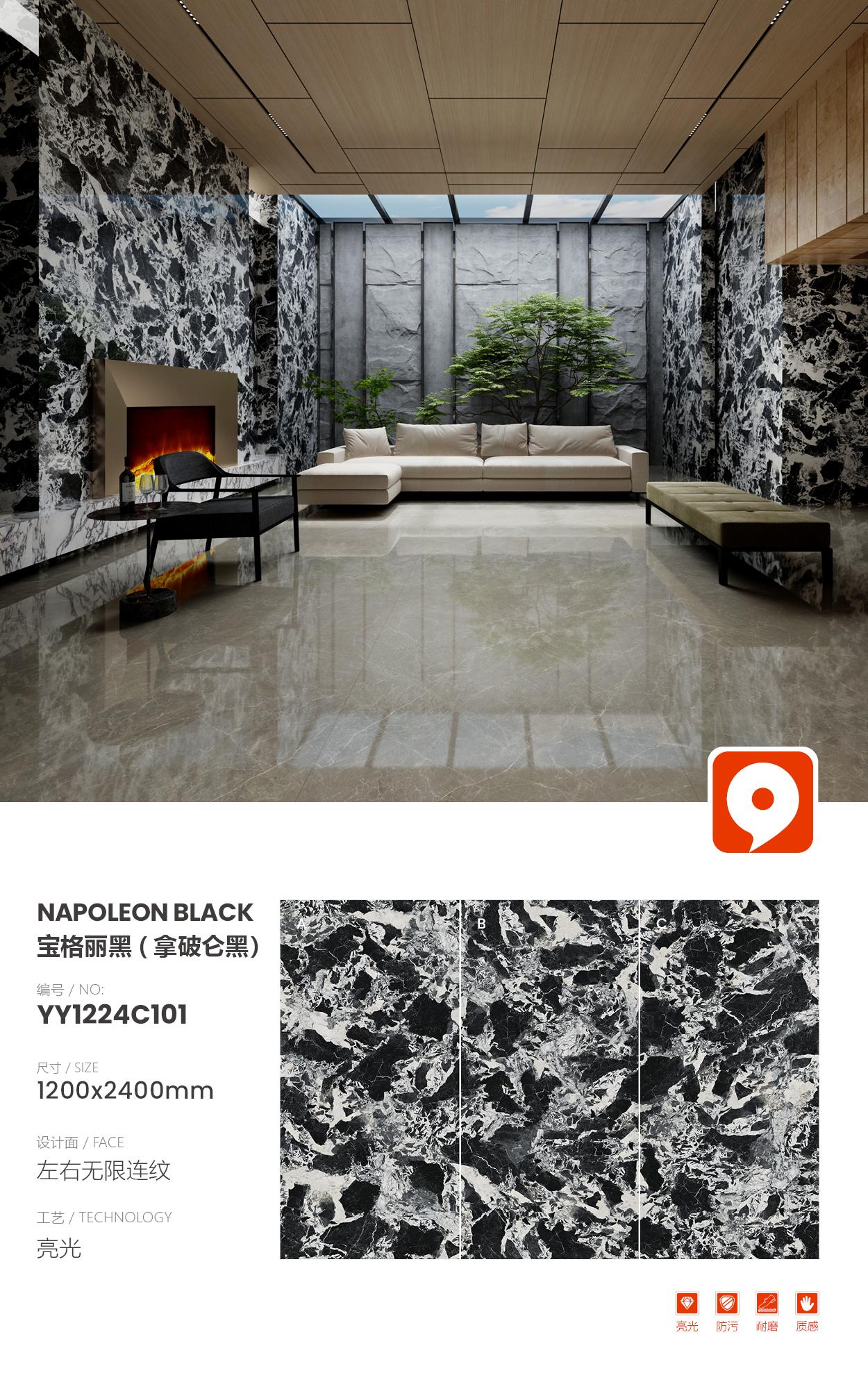 Bvlgari nero (nero Napoleone) YY1224C101 image 1