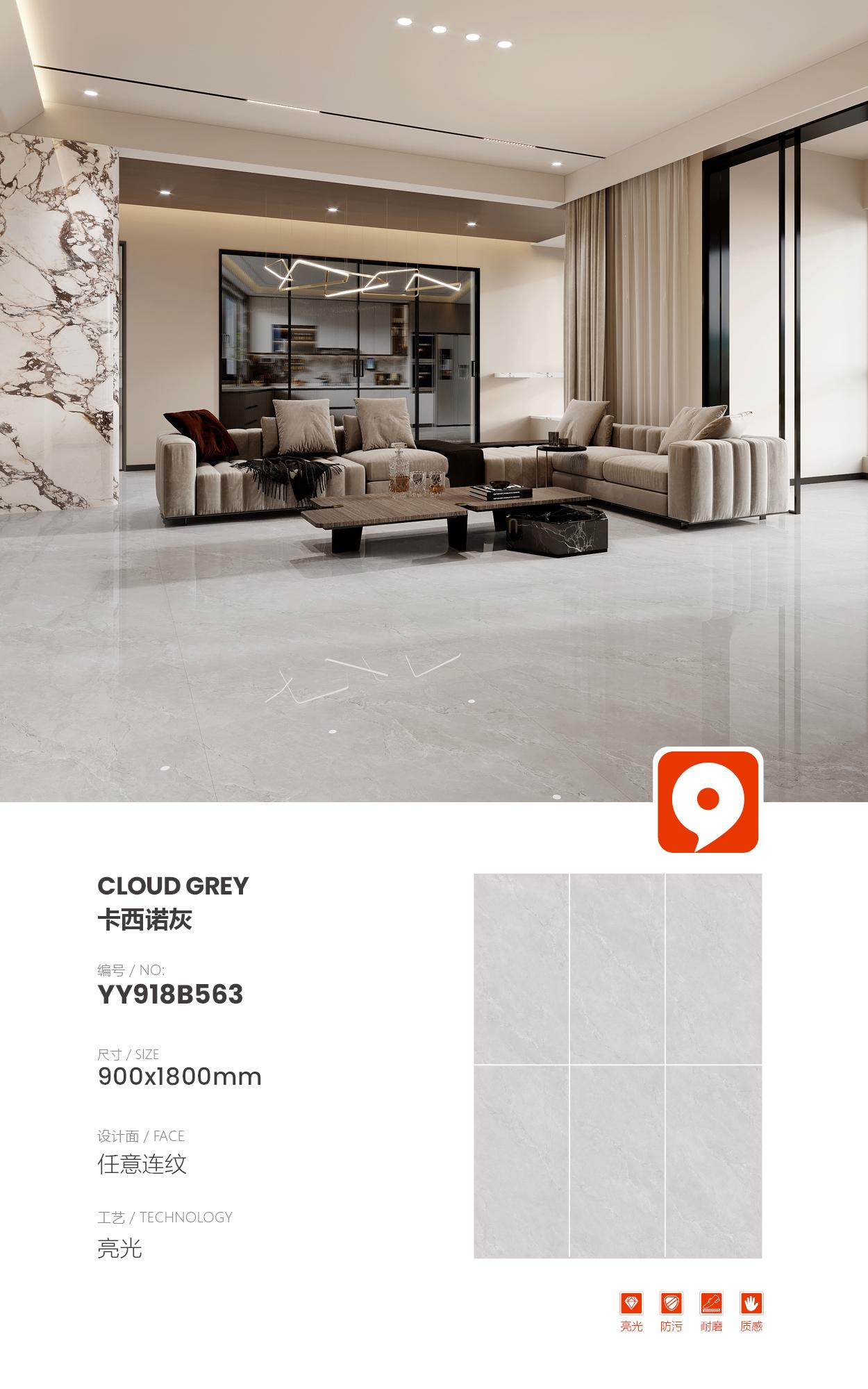 Cassino Gray YY918B563 image 1