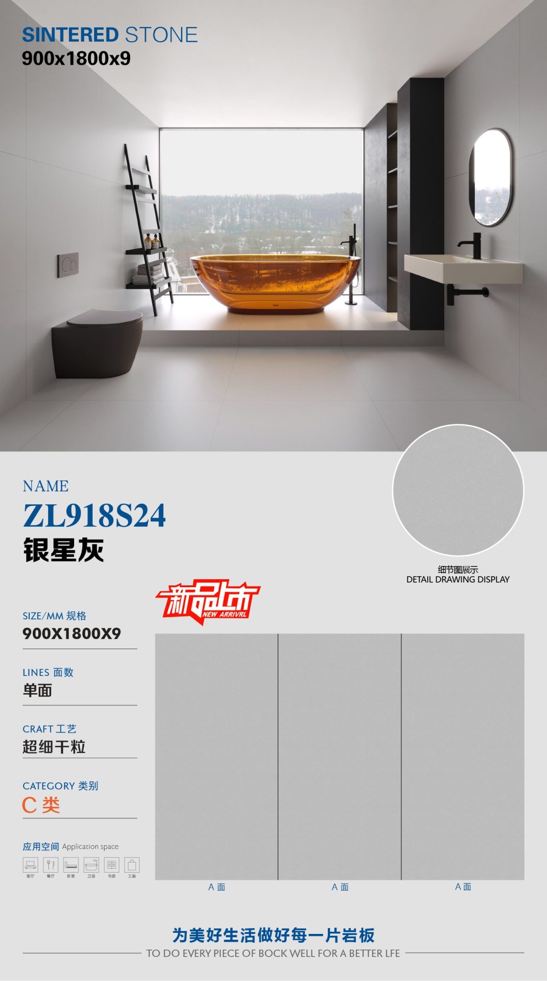 silver star gray ZL918S24 image 1