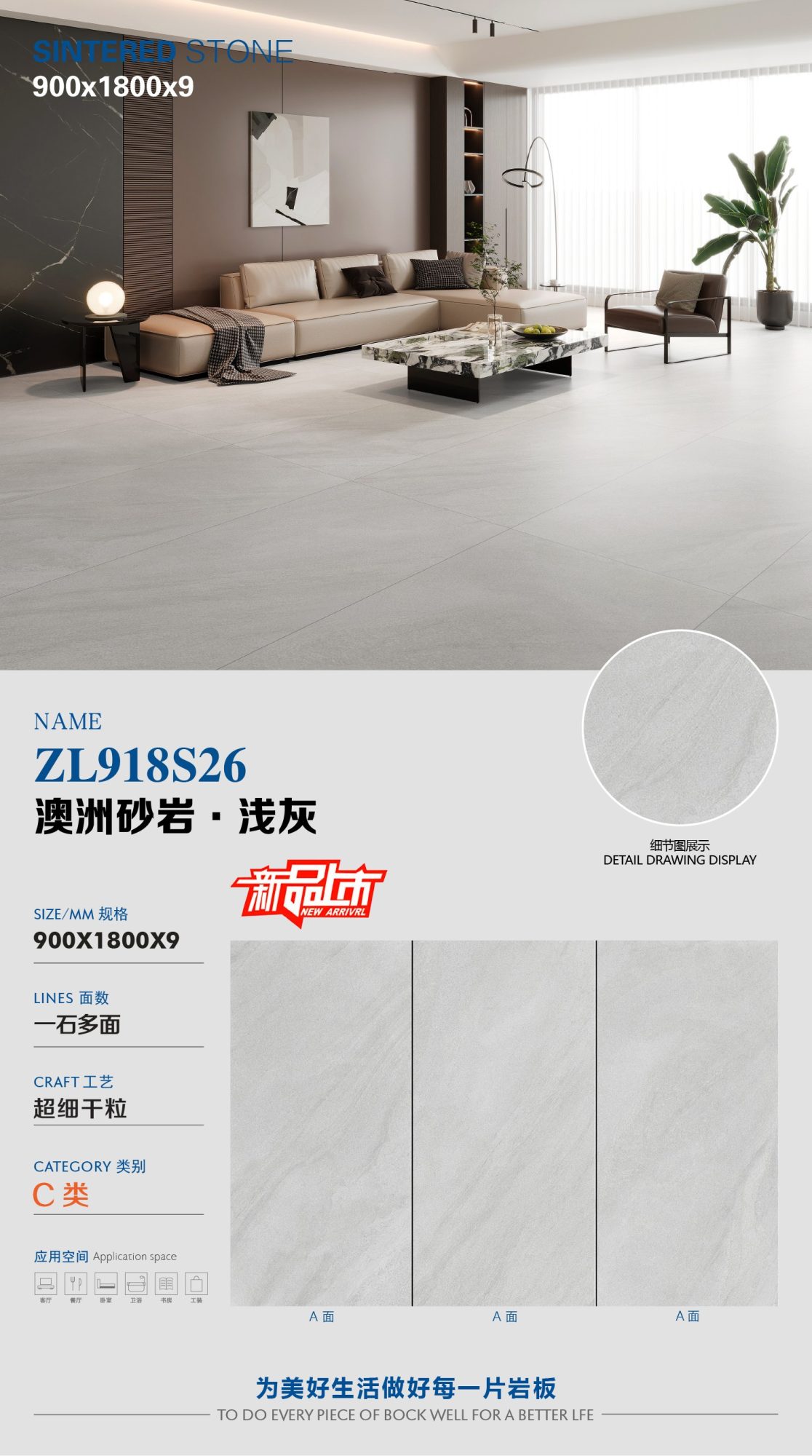 Australian Sandstone·Light Gray ZL918S26 image 1